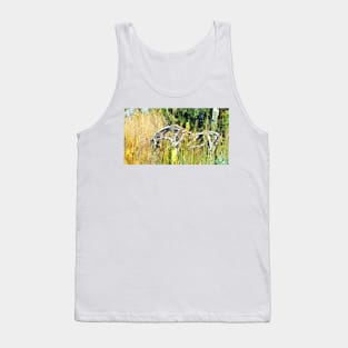 Grazing Wooden Horse Tank Top